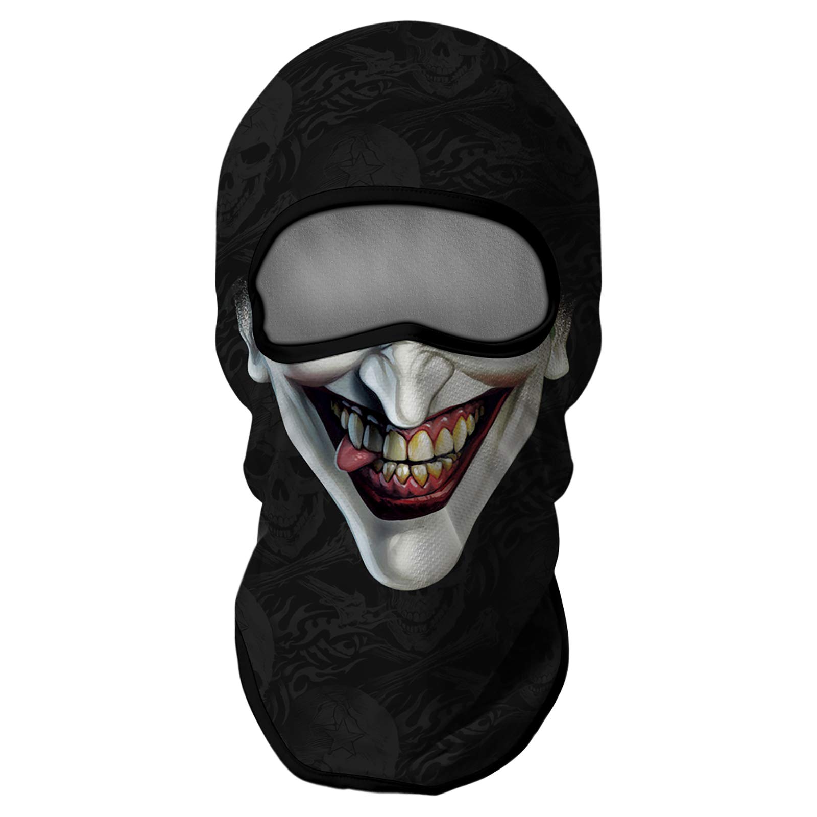 Venswell 3D Balaclava Ski Mask Cool Skull Animal Full Face Mask Cycling/Motorcycle/Halloween Ht-Smile Joker-2