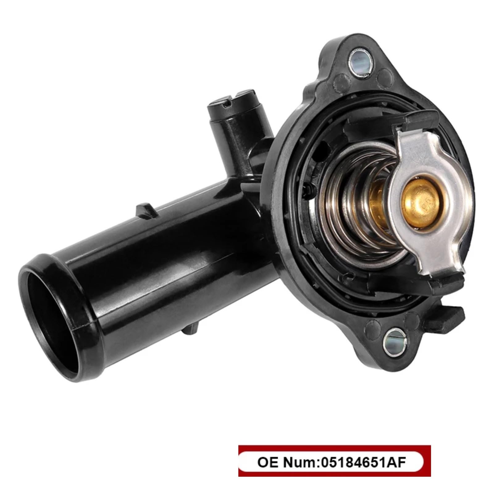 Flangia termostato Liquido di Raffreddamento Auto, ricambi Motore, alloggiamento termostato Liquido di Raffreddamento 05184651AF 05184651 per Jeep Wrangler JK 2012 2013 2014 2015 2016 2017 2018