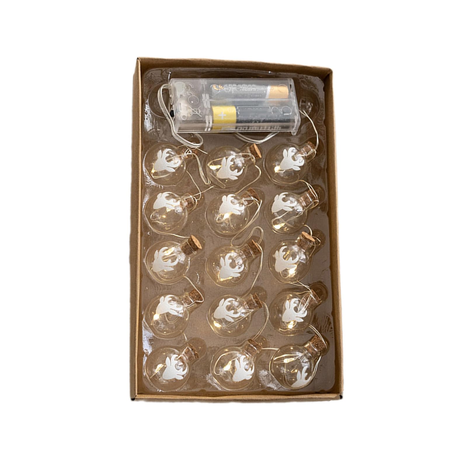 Jazuaiao Holiday Charm LED Garlands Warm White Lighting String Charm Unique Lamps for Christmas Festivities and Home Decors Celebration Light