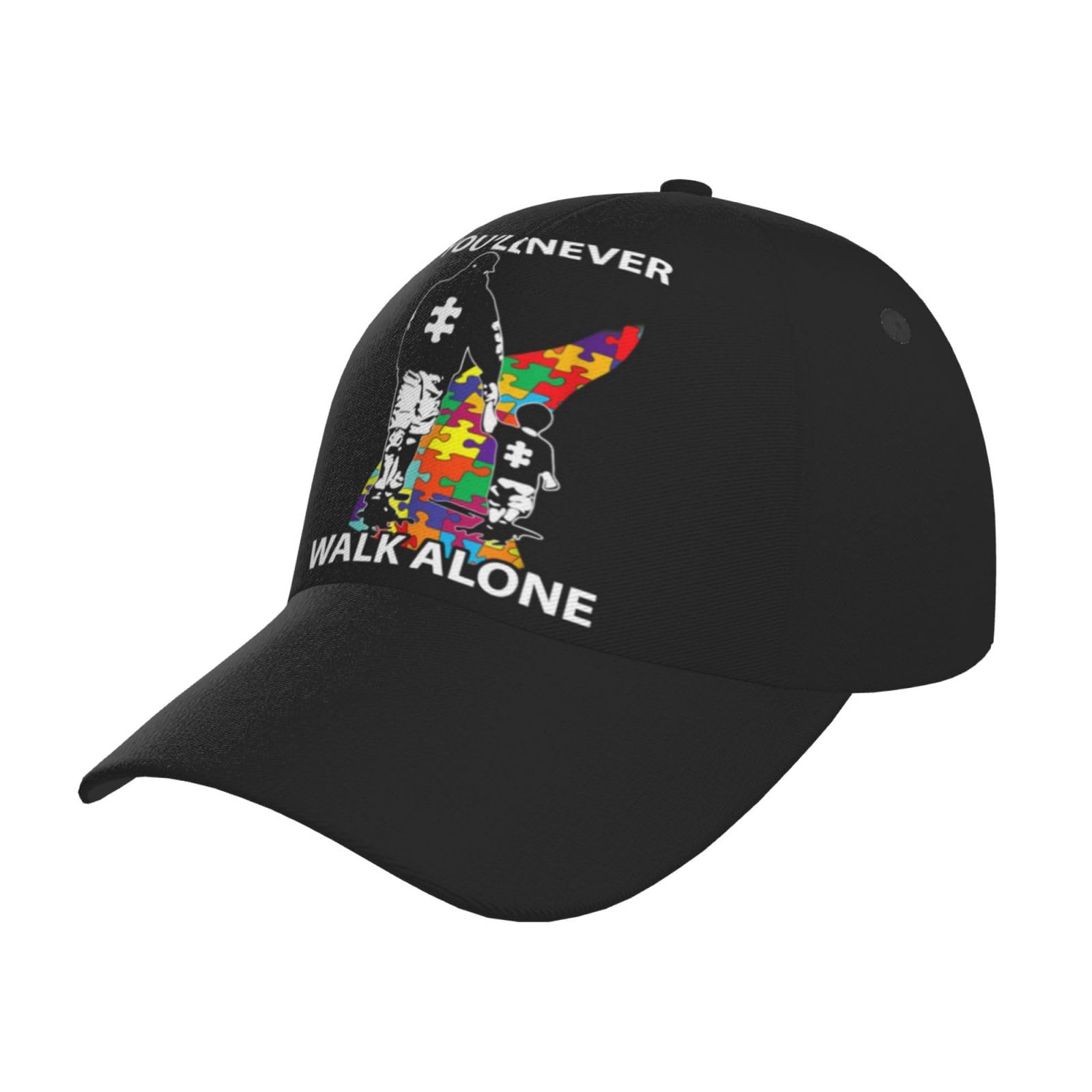 Rosihode Unisex Autism-C3 Funny Autism Baseball Cap Workout Hats With Adjustable Strap For Men & Women Dad Hat Snapback Hat, One Size