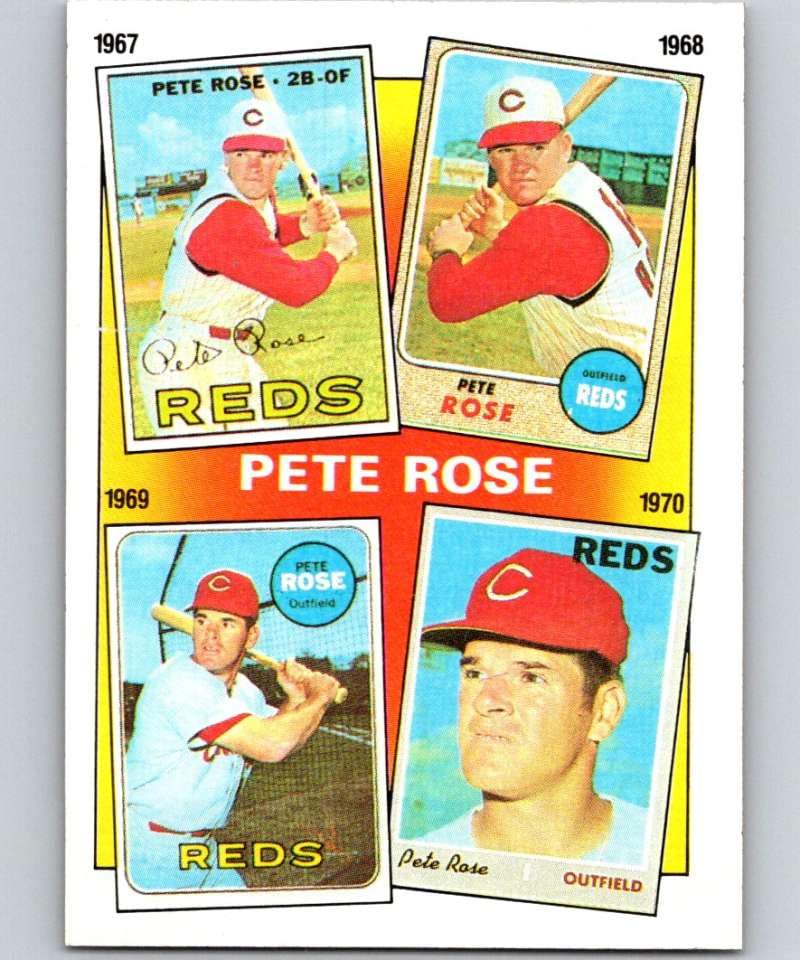 Amazon.com: 1986 Topps #3 Pete Rose Rose Special: '67-'70 NM-MT