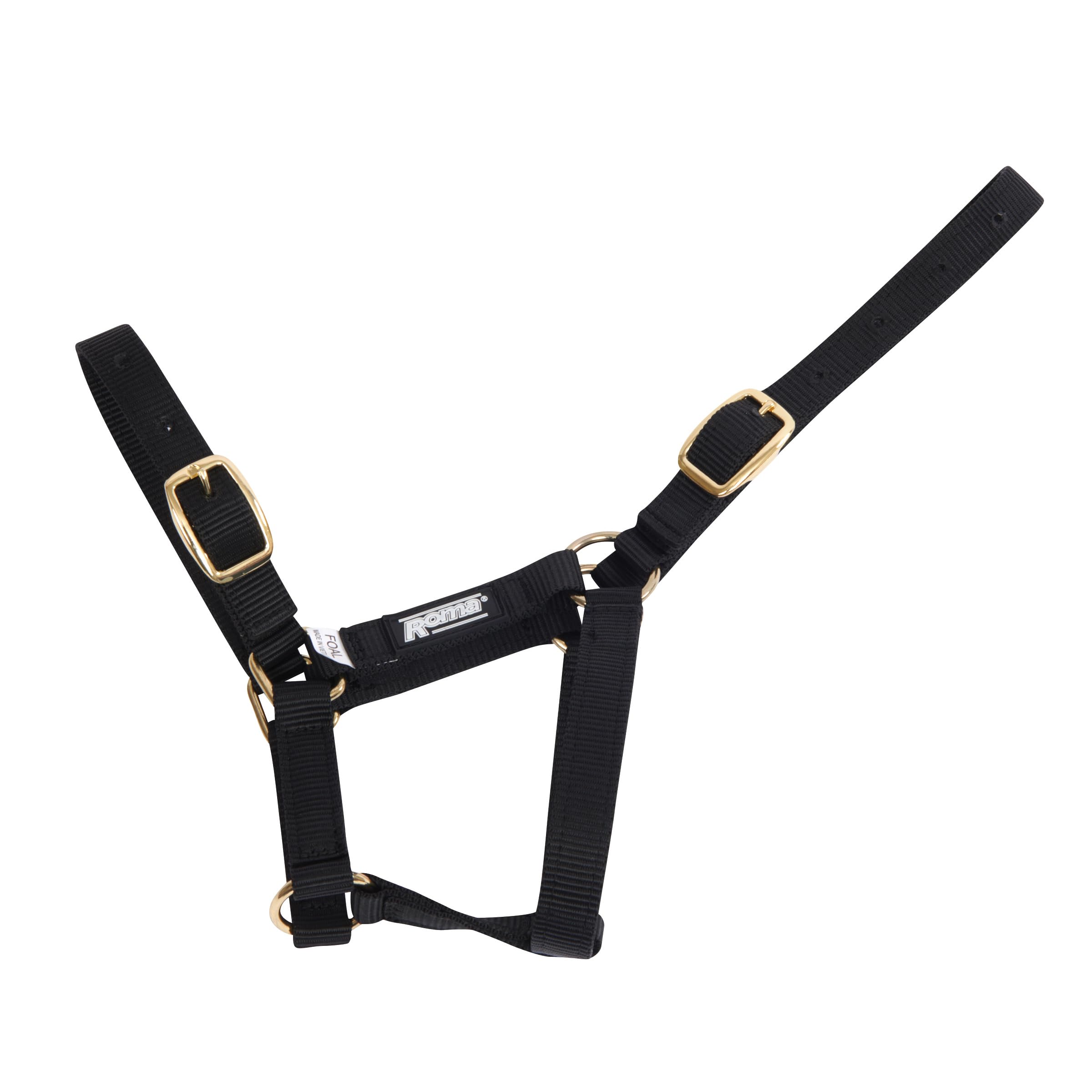 Roma Foal Headcollar, Black, Foal