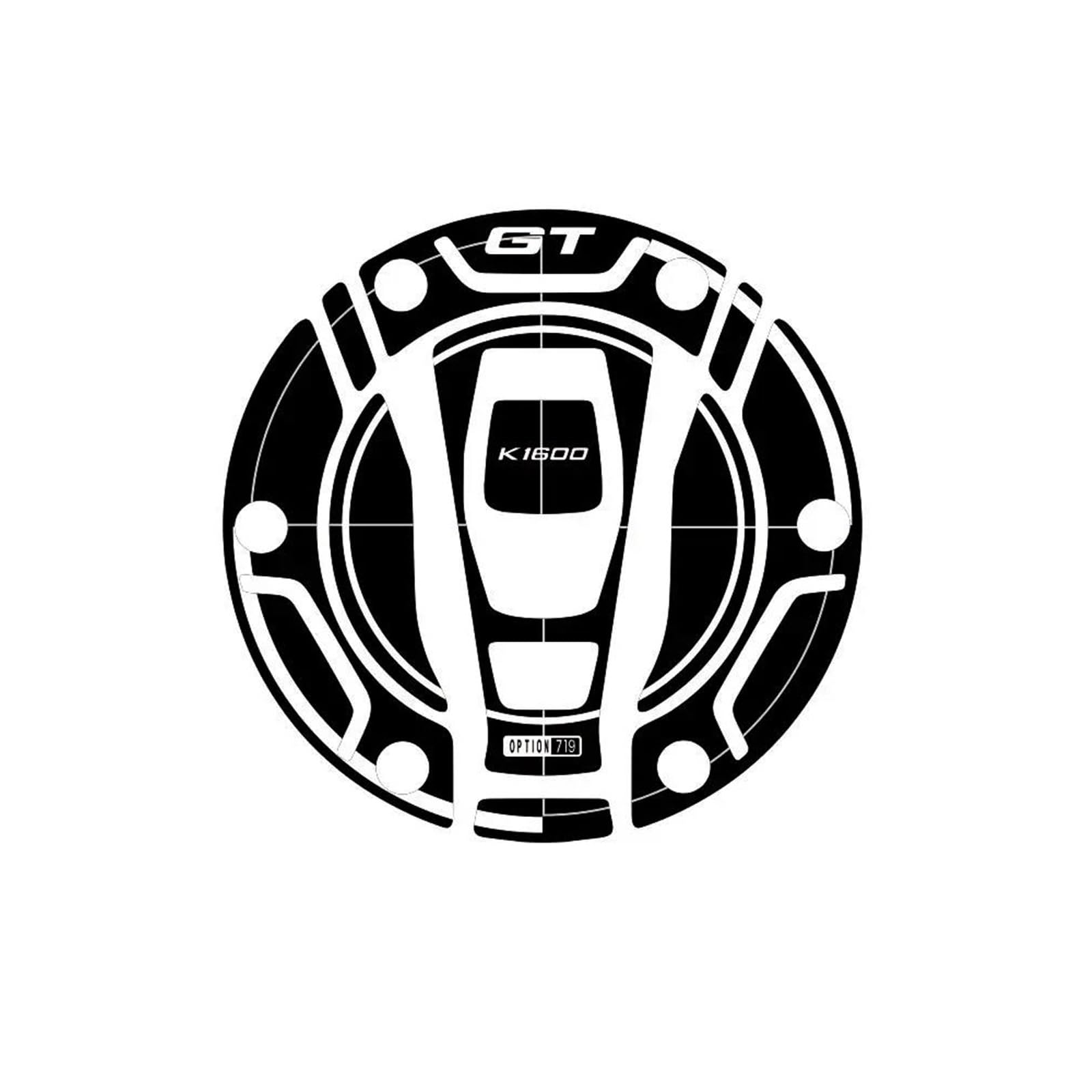 Fuel Cap Anti Slip Sticker Declas Protection for for BMW K1600GT K1600GTL K1600 GT GTL 2017-2025 2010-2016
