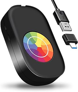 CHOKMAX Mouse Jiggler, Undetectable Mouse Mover Wiggler Shaker with Drive Free USB Port Simulate Mouse Automatic Random Movement to Prevent Computer Laptop from Sleeping and Keep PC Awake