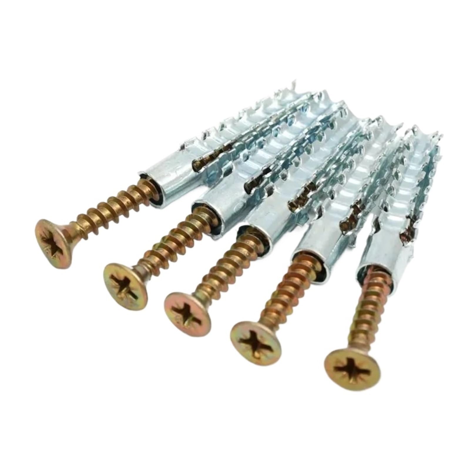 Dübel Selbstschneidende Metallexpansion | Rohrnägel, gezahnte Wandschrauben, Befestigungselemente, Bolzen for Beton(M8 100Sets)