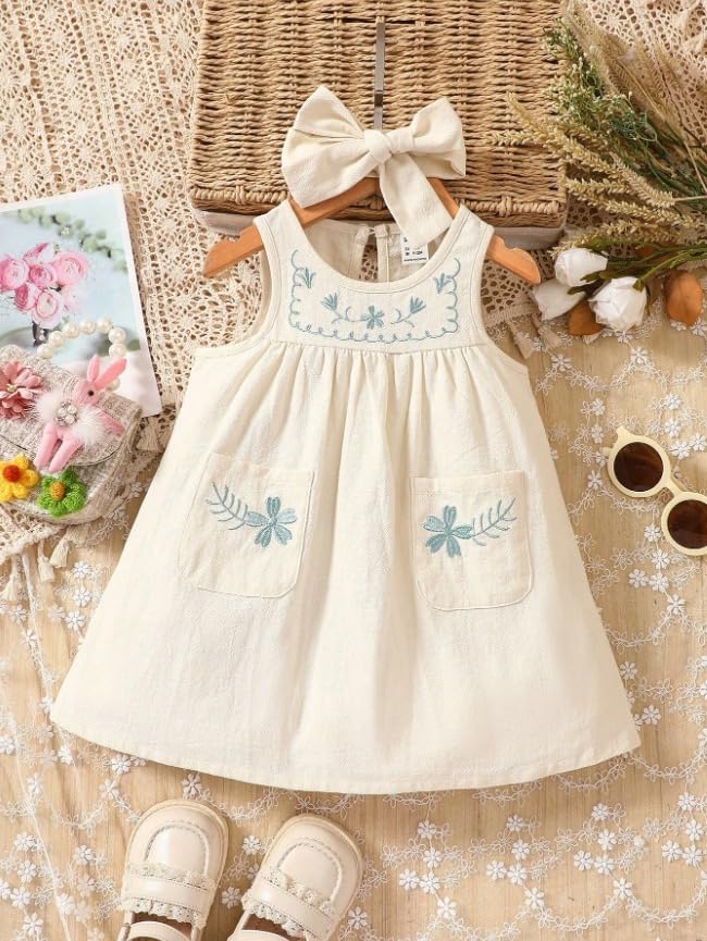 Image of SHRIMATE Apparels Summer Dress for Baby Girl /Frocks for Baby Girl /Baby Frocks Girl Poly Rayon /Casual Dress Short Flutter Sleeve