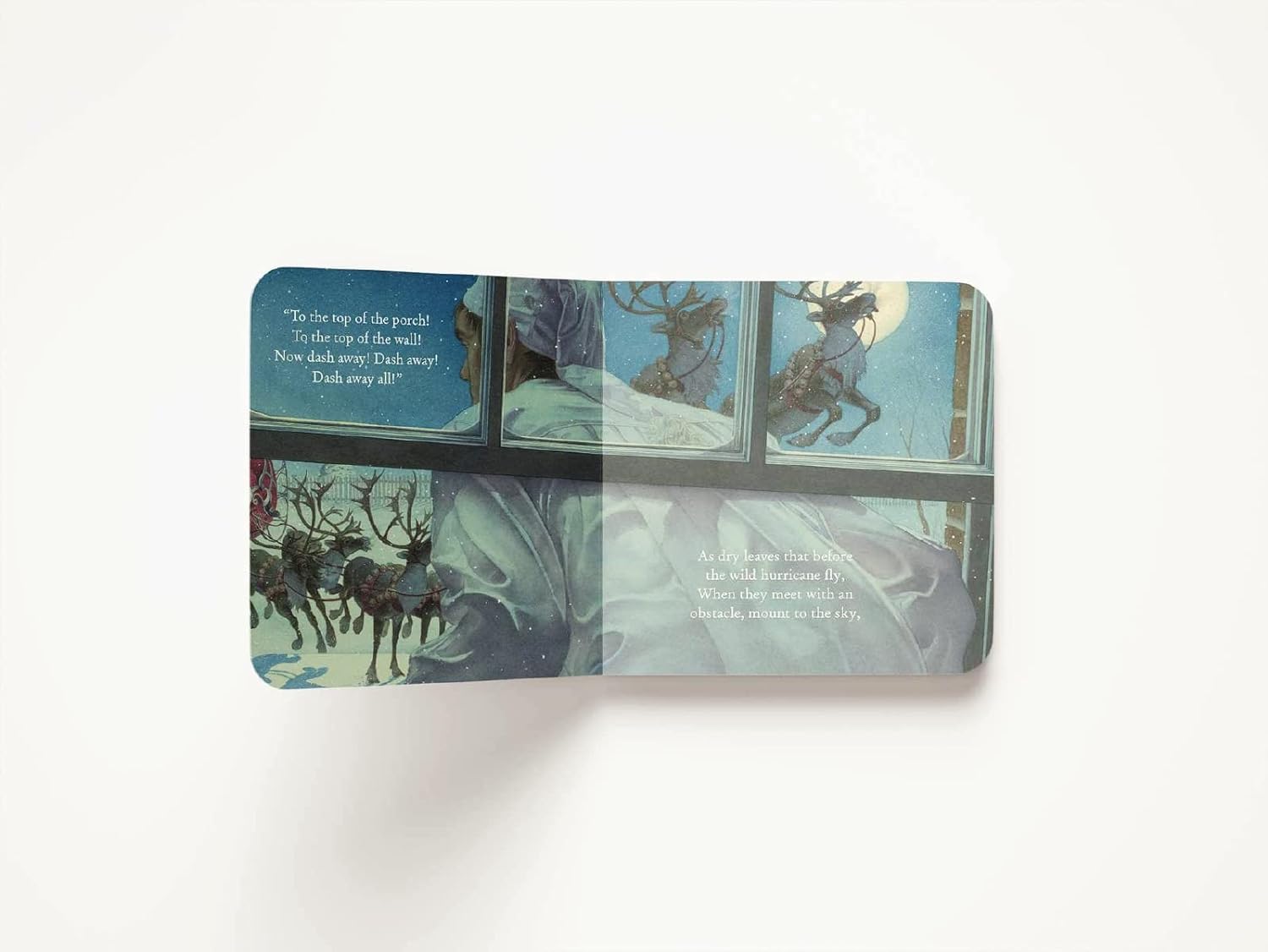 The Night Before Christmas Board Book: The Classic Edition Moore, Clement and Santore, Charles - PT04