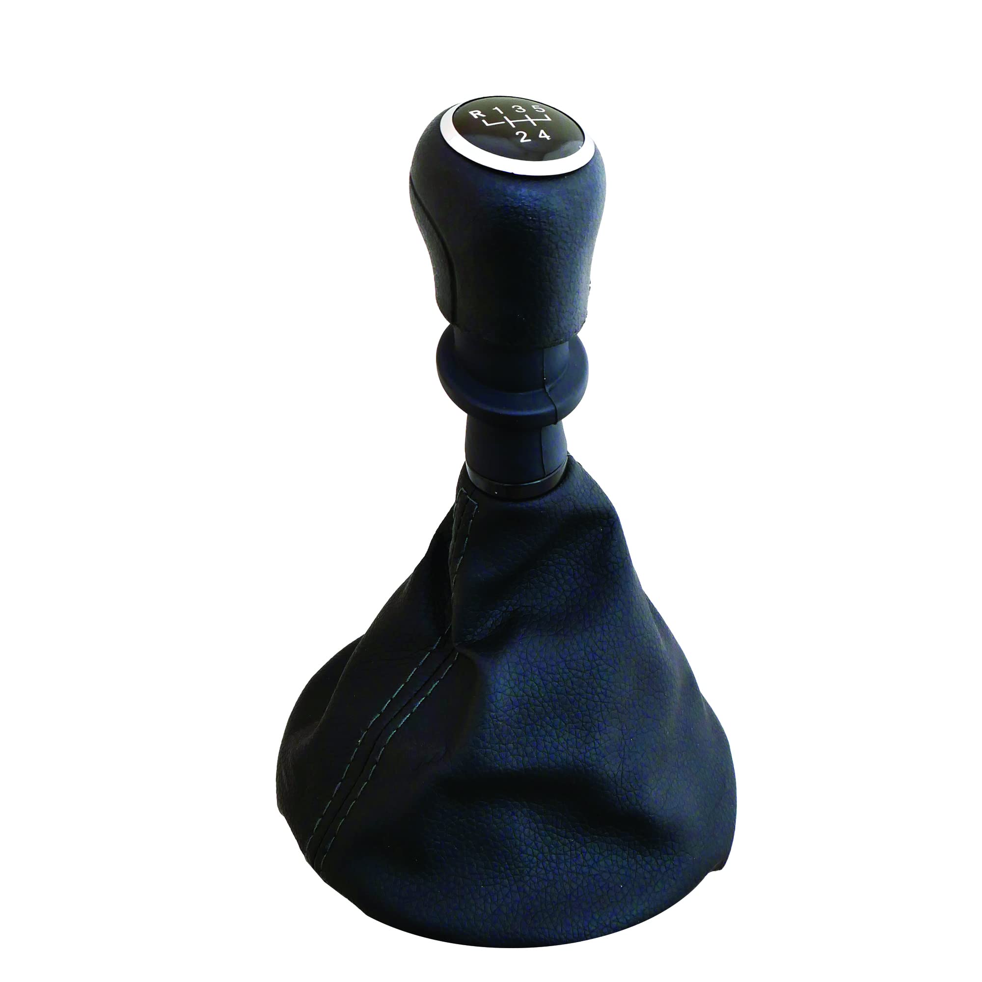 Simoni Racing Gear Knob OEM compatible with Volkswagen Transporter T5/T6 - Black incl. 2 Shift Patterns