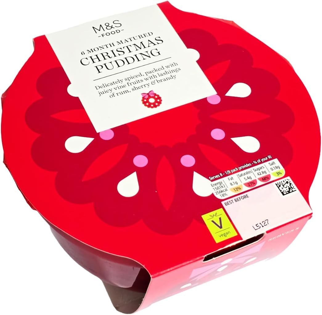 M&S Christmas Pudding 6 Months Matured 800g in Premier Life Store Box