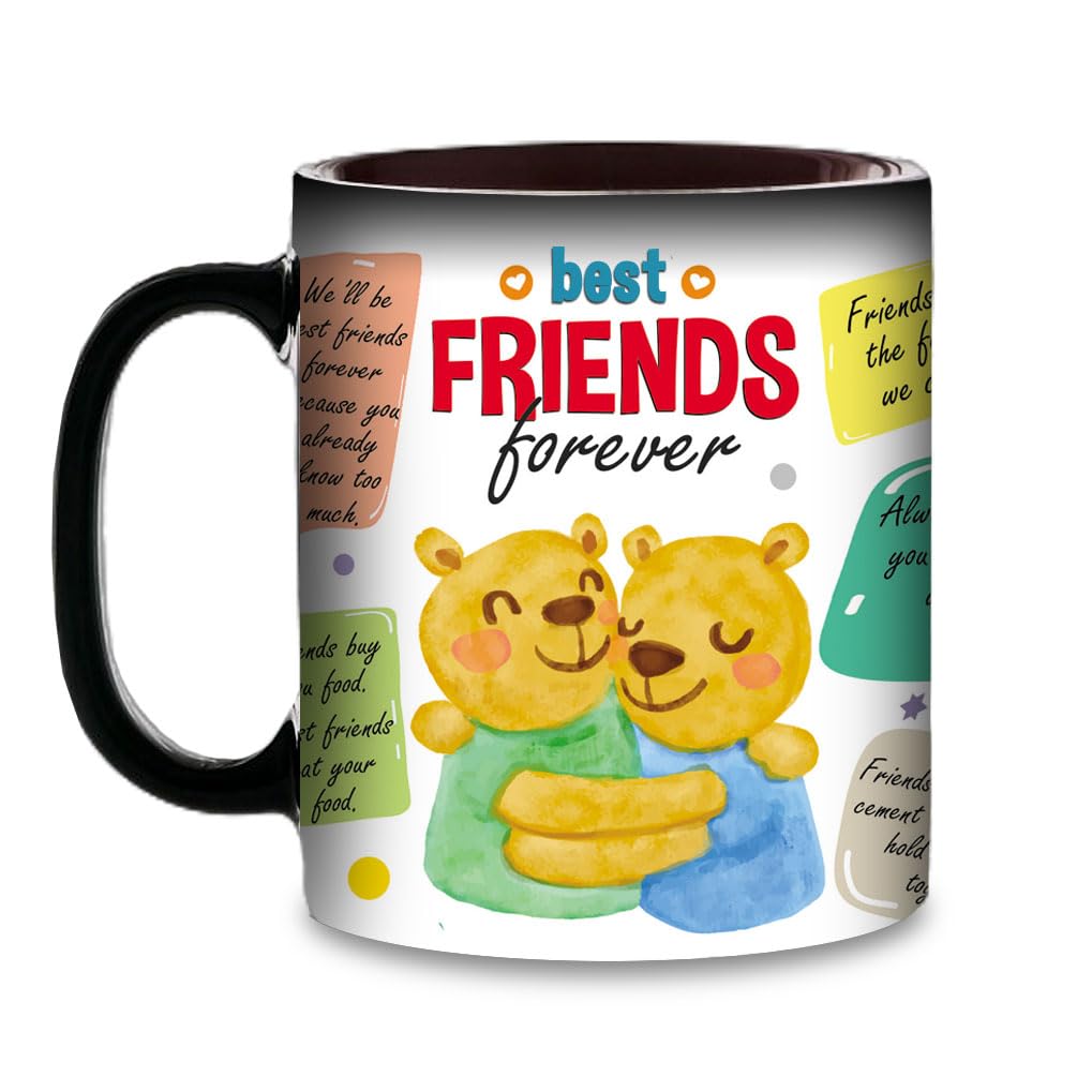 exciting Lives Secret Messages Friendship Magic Mug - Gift for Friendship Day, Gift for Best Friend, Birthday, Anniversary, Brother, Sister, Cousin, Sibling, Friendship Day