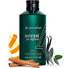 AromaPlan Bundle: Black Smart Scent Air Machine + Hotel Scents Bamboo Air (5 Fl Oz) - USA Made, Aroma & Longer Lasting
