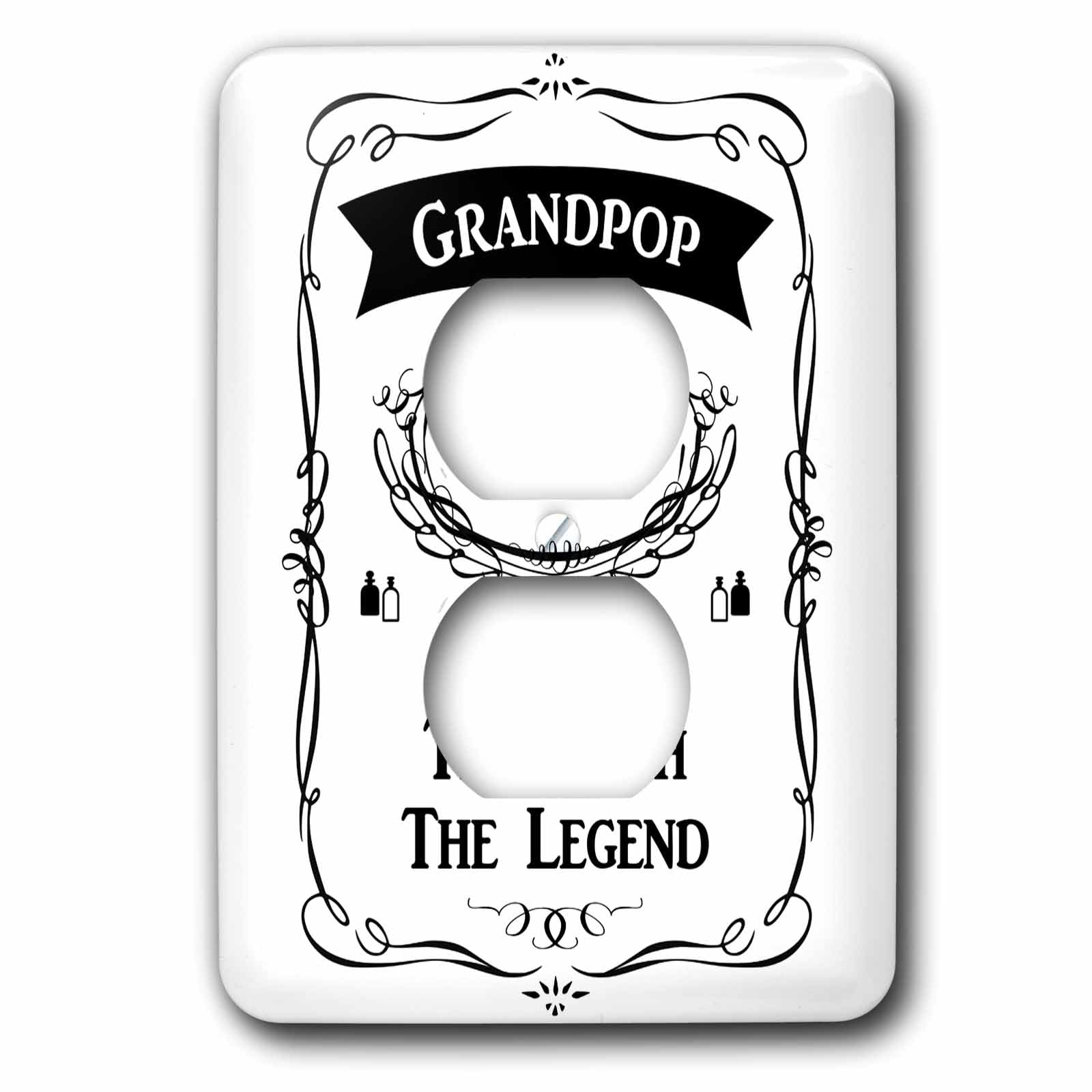 Remplacer un cache prise terne : lot de 2 plaques décoratives Grandpop lsp_232463_6
