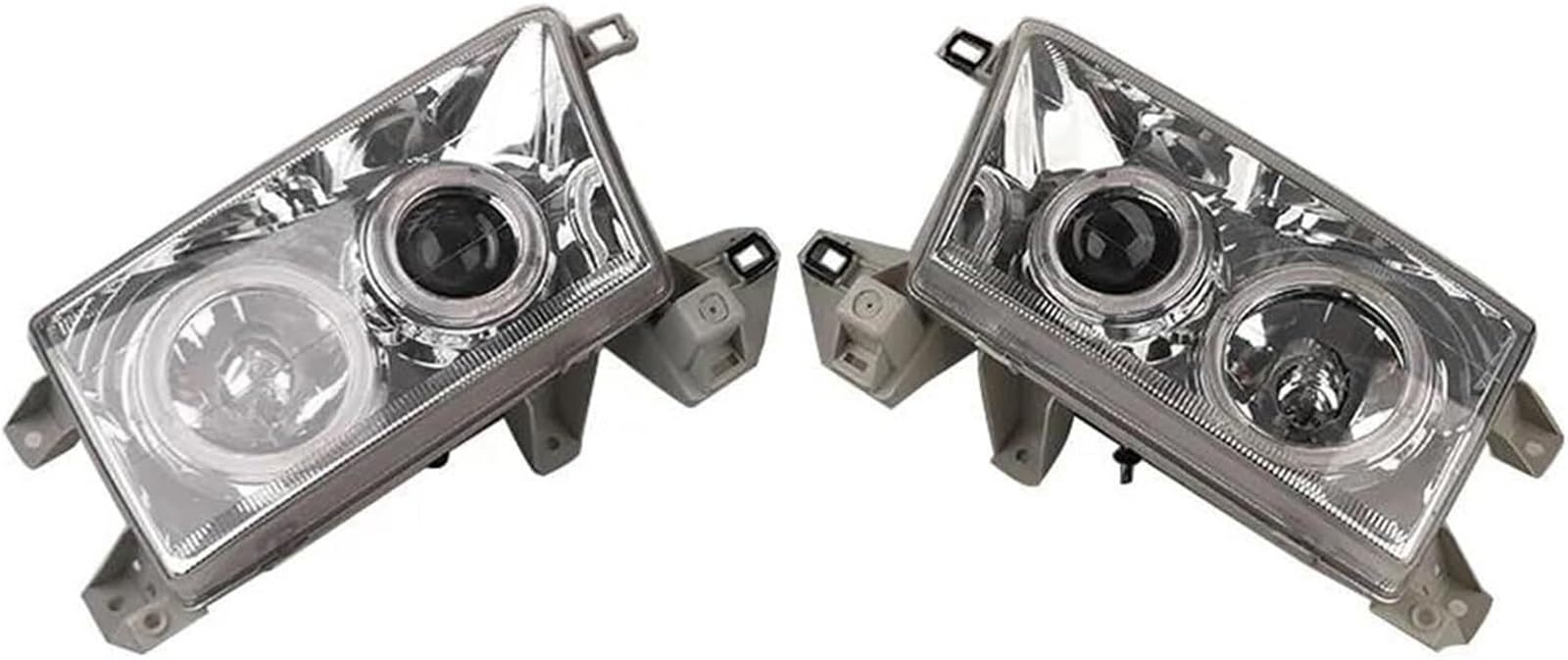 Genérico Bombillas para faros delanteros de coche Faro delantero modificado para Toyota para Hilux Surf KZN185 (1996-2000), luz de cruce y de larga distancia.
