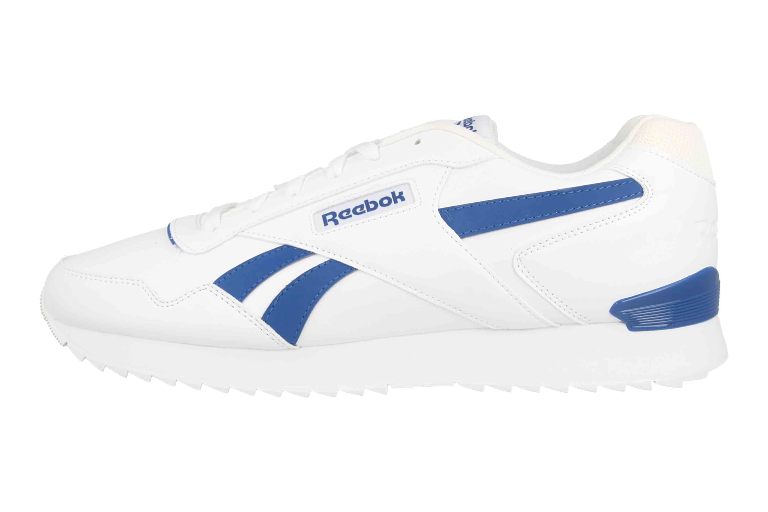 Reebok Unisex Glide Ripple Clip Sneaker, FTWR White/Vector Blue/FTWR White, 10 UK