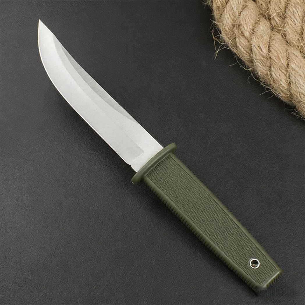 Generico TEERMA VT7 Forgiatura integrata fixed blade Coltello multiuso, Utilizzato principalmente per campeggio, caccia, pesca, esplorazione della giungla, escursionismo