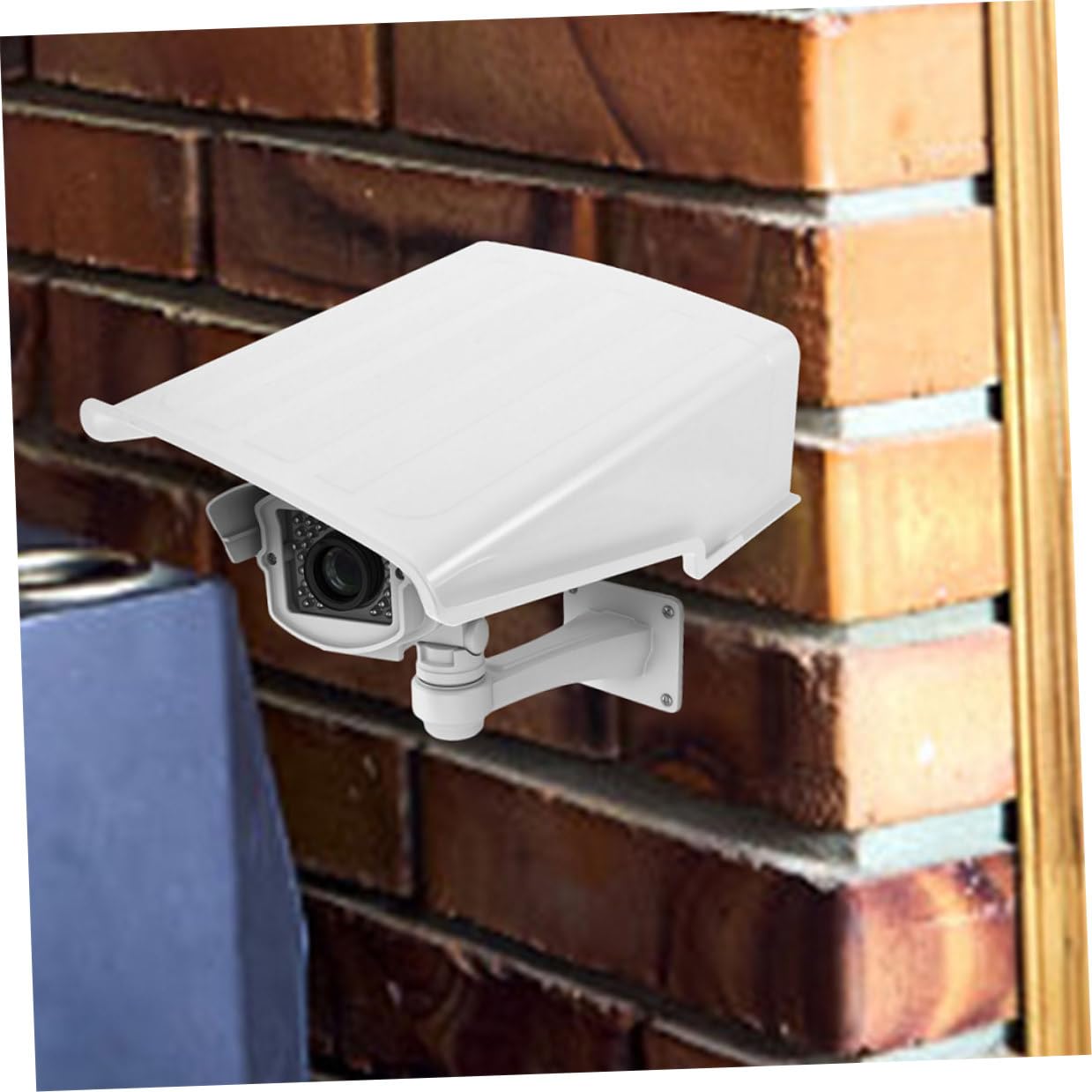 LABRIMP Cubierta para Cámara de Seguridad Exterior, Funda Resistente Lluvia y Polvo, Protección para Cámaras CCTV, Uso al Aire Libre, Color Negro, Pack 2 Unidades