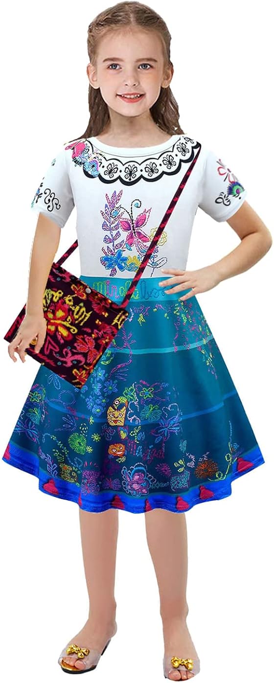 Vestido de dibujos animados para niños vestido de cosplay para niñas disfraz de princesa vestidos de fiesta elegantes