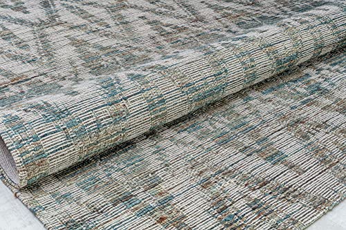 Rugs America Gn15A Top Ikat Diamond Modern Brown Non-Shedding Living Room Bedroom Dining Home Office Area Rug, 8'0"X10'0" #TOP4