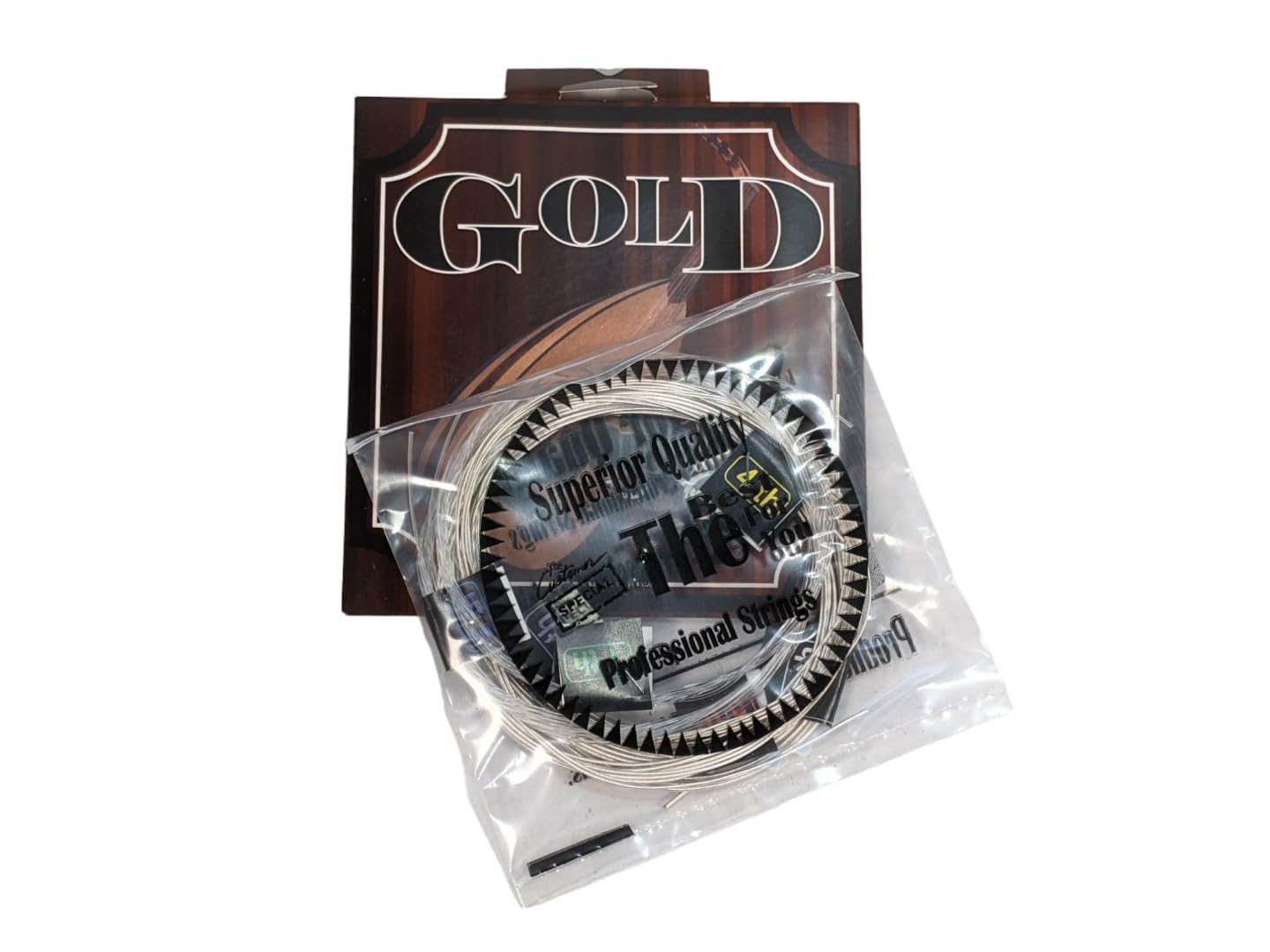 Pro Full Set of 11 Turkish Long Short Neck Oud Labelled Strings Nylon Silver Plated by Golds