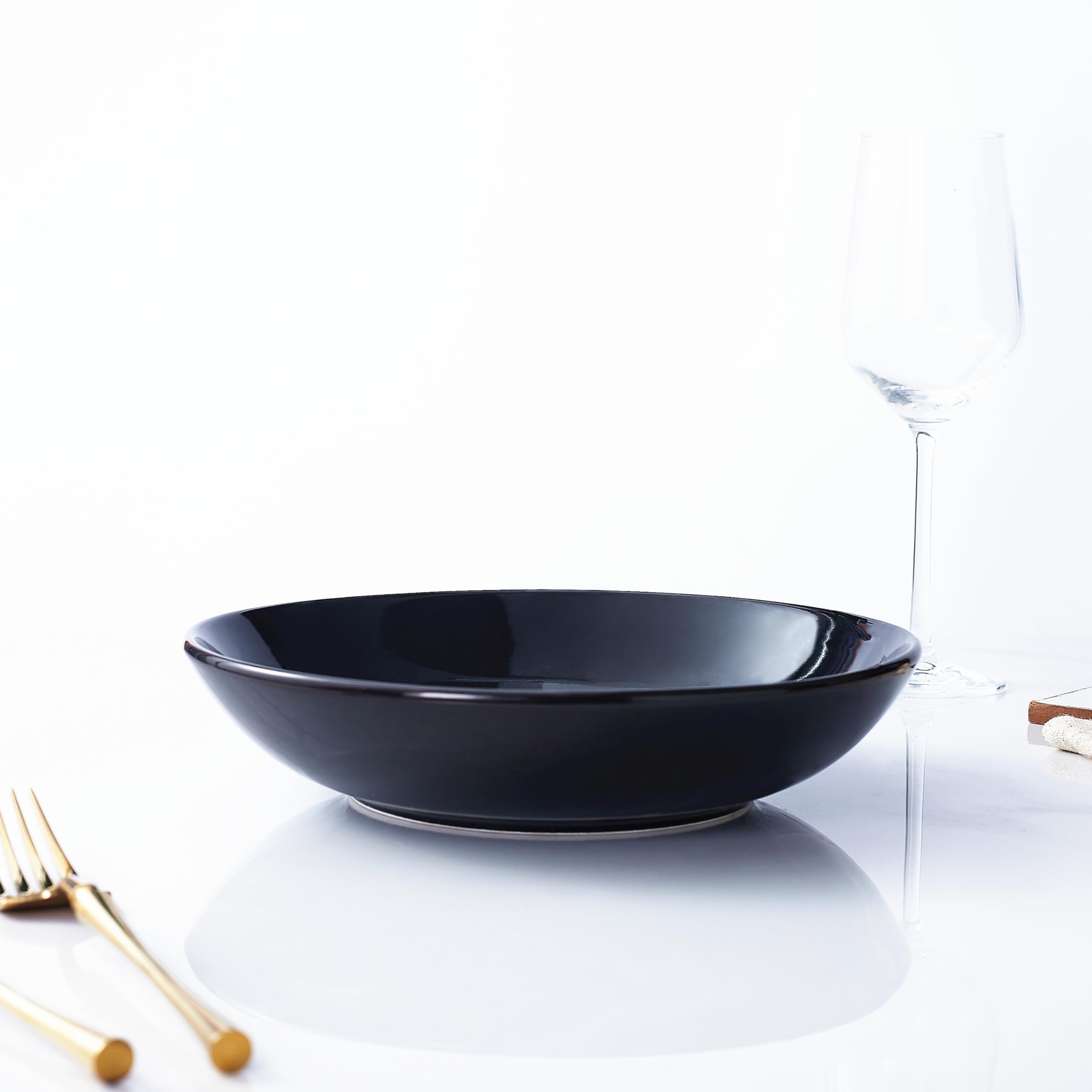 Ciotola In Ceramica Transmutation Glaze - Diametro 25.4 Cm, Per Pasta, Frutta, Microonde E Lavastoviglie, Verde