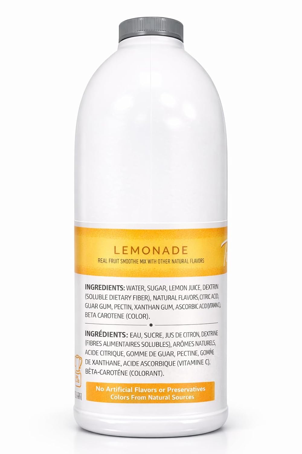 Torani Real Fruit Smoothie Mix, Lemonade, 64 Ounce