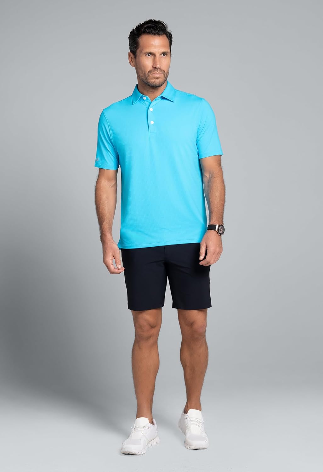 IBKUL Athleisure Wear Sun Protective UPF 50+ Icefil Cooling-Short Sleeve Polo (Modern Fit)