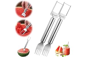 2-in-1 Stainless Steel Hurricane Vase Holder Fruit Cutter Slicer Watermelon Melon Tool