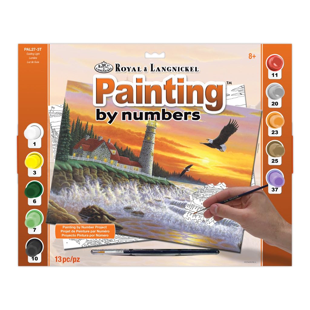 Royal & Langnickel PAL27 Guiding Light Painting by Numbers Kit