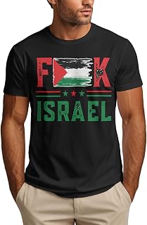 Fuck Israel Shirt Free Palestine Free Gaza Men's T-Shirt