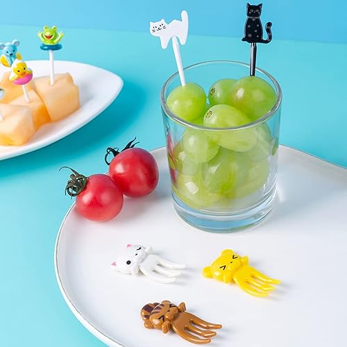 Miniatura 7 de 6810 piezas de palillos de comida de animales para niños, divertidas púas Bento, lindos palillos de dientes de alimentos de frutas de dibujos