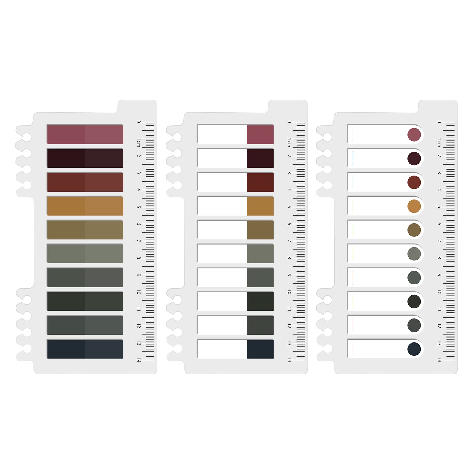 Vicloon Índices Adhesivos, 660Pcs Notas Adhesivas de Colores, Marcadores Adhesivos Índice Pestañas, Marcapaginas Adhesivos de Colores para Notas/Libros/Clasificación de Archivos