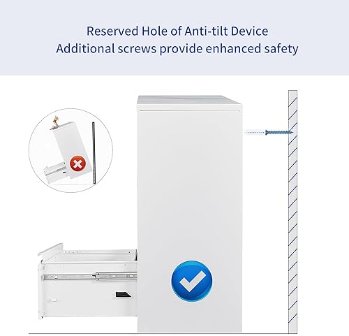 Miniatura 19 de Archivador lateral negro de 3 cajones, archivador de metal con cerradura para oficina en casa, archivadores de oficina para tamaño legal/carta/A4/F4