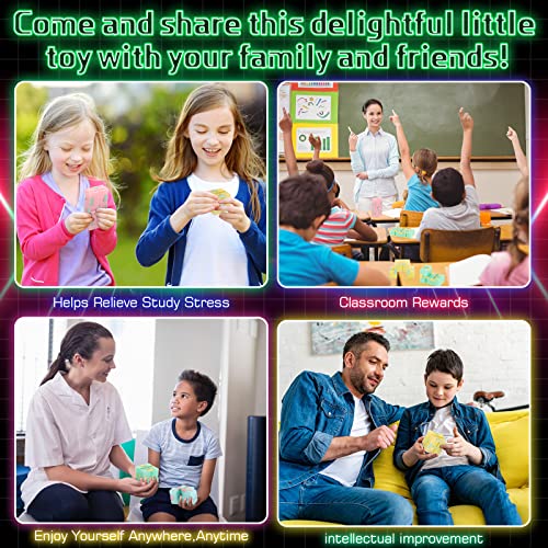 36 Pcs Glow In The Dark Infinity Cubes Fidget Cube Anxiety Relief Fidget Toys Bulk Fun Gadgets Hand Held Magic Sensory Stress Cube Toy For Adults Little Teens Light Up Game Party Favor Birthday Gift #TOP5