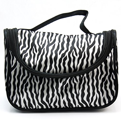 1Pc New Stylish Makeup Cosmetic Zebra Pattern Storage Bag Handbag Travel Pouch