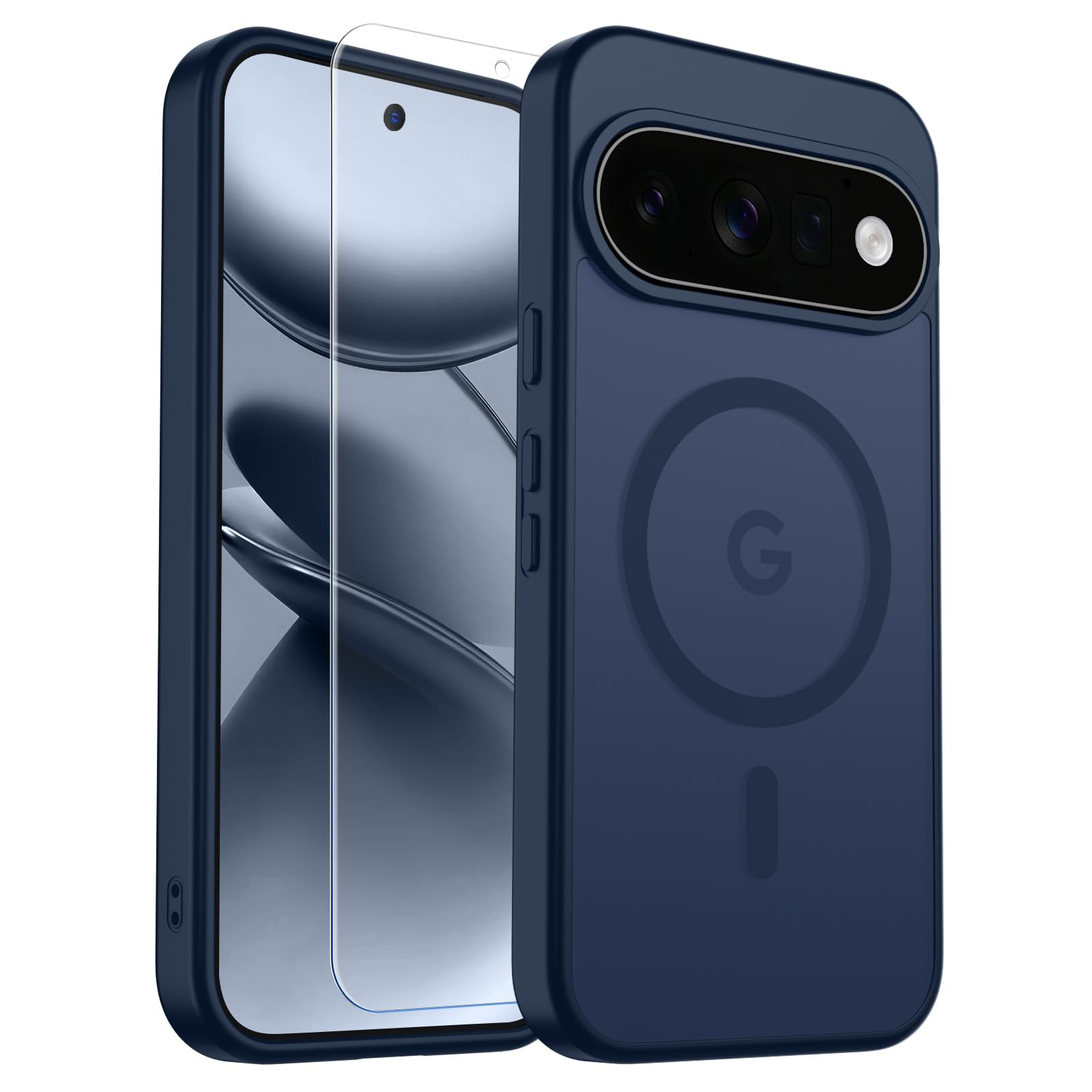 SUPFINE Magnetic for Google Pixel 11 Pro XL Case - Sapphire Blue