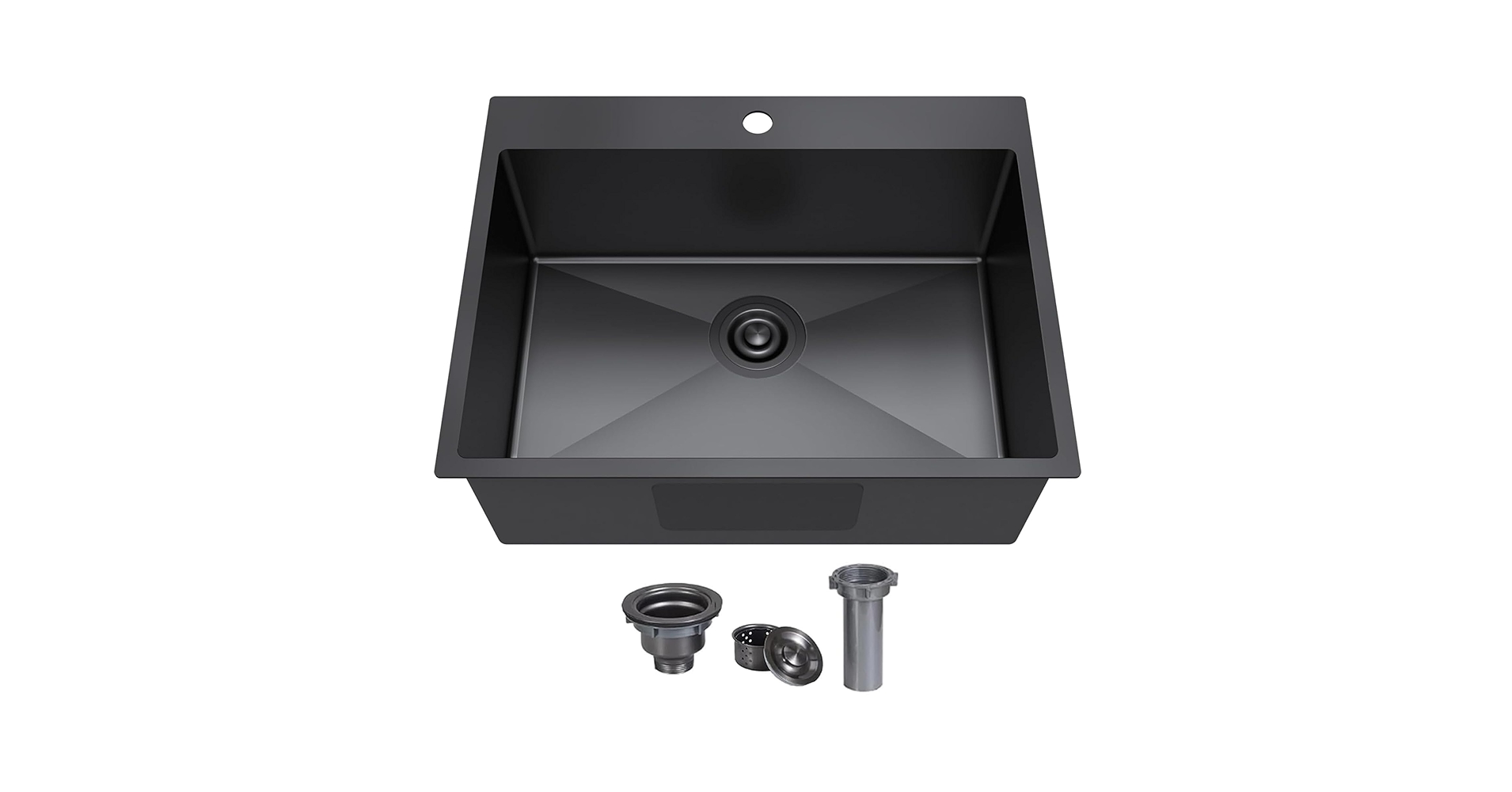 【S.N.Y.G.O】Mandara Amazon.com: KINGO HOME 25x22 Inch Black Drop In Kitchen Sink