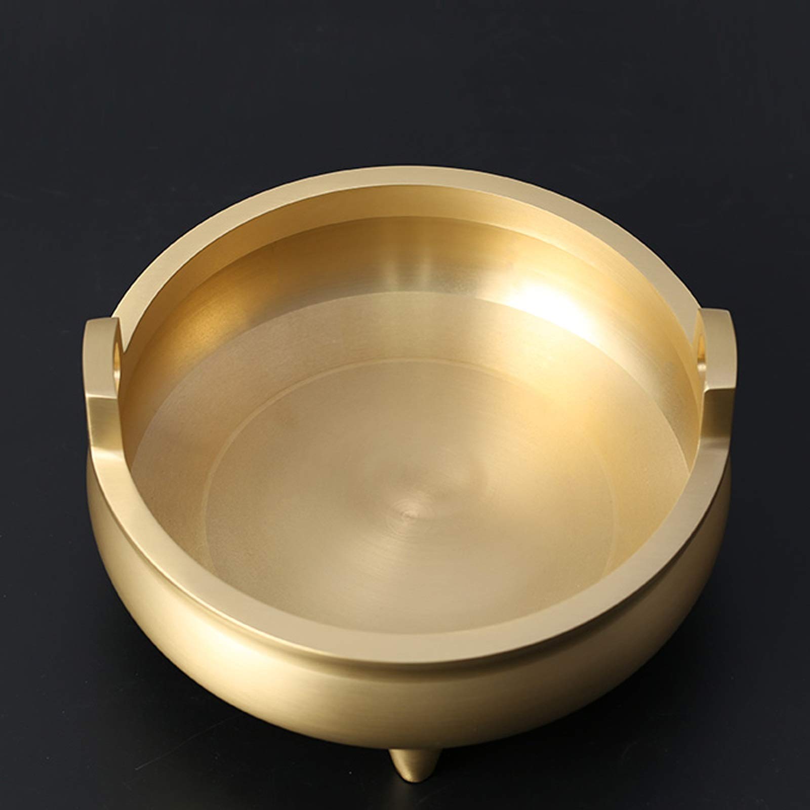 Räuchergefäß Halter Handgemachte Art Weihrauchbrenner, Weihrauchhalter, Zen Dekor, Wohnkultur, Raumdekor, reines Kupfer Räucherstäbchenhalter (Color : A)