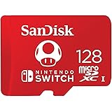 SanDisk 128GB microSDXC-Card, Licensed for Nintendo-Switch - SDSQXAO-128G-GNCZN