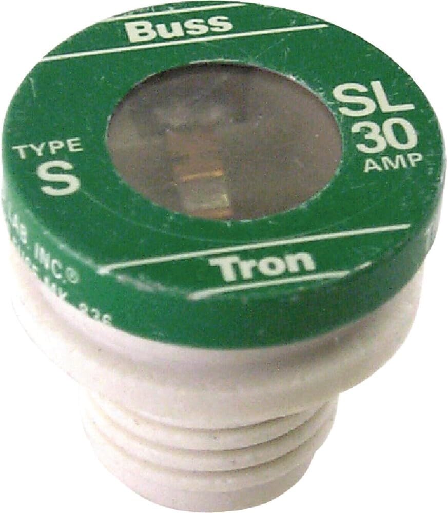 Bussmann - Cooper BP-SL-30 3 Count 30 Amp Tamper Proof Plug Fuses
