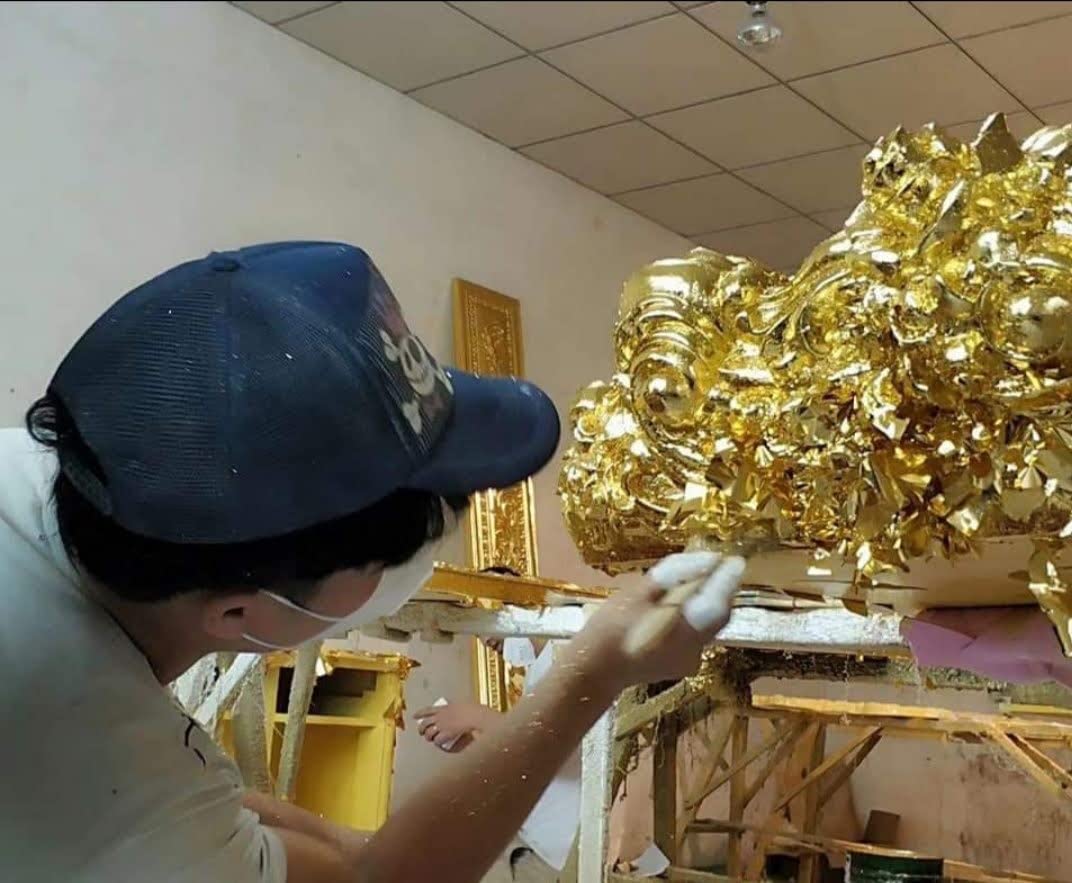 300 pcs Metallic Foil Size 9 cm X 9 cm Paper Sheets Gilding Foil Imitation Gold Silver Leaf for DIY Art Crafts Furniture Decoration (Golden + Silver + Copper) (#2.5 Gold, 300) 2