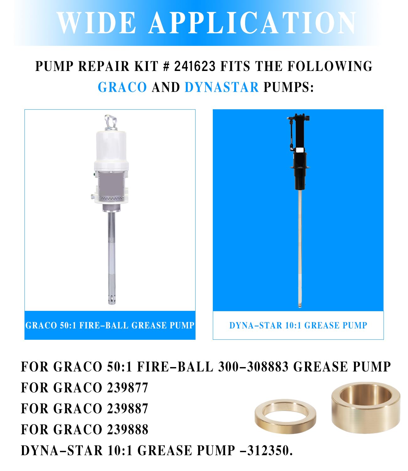 241623 Repair Kit for FIRE-Ball 300-239877-239887-239888 50:1