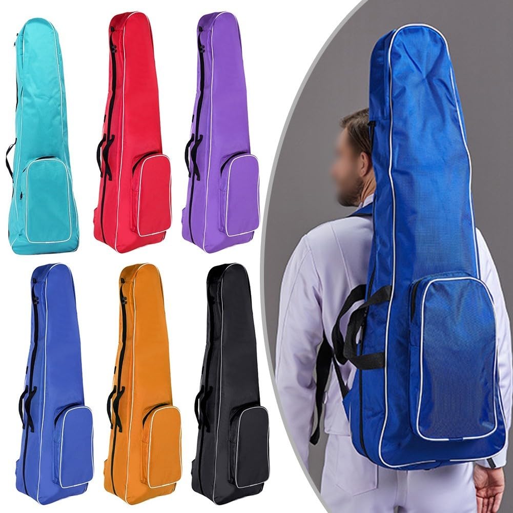 Borsa per attrezzatura da scherma progettata come zaino per riporre comodamente l'attrezzatura per Épée e Fioretto (blu lago)