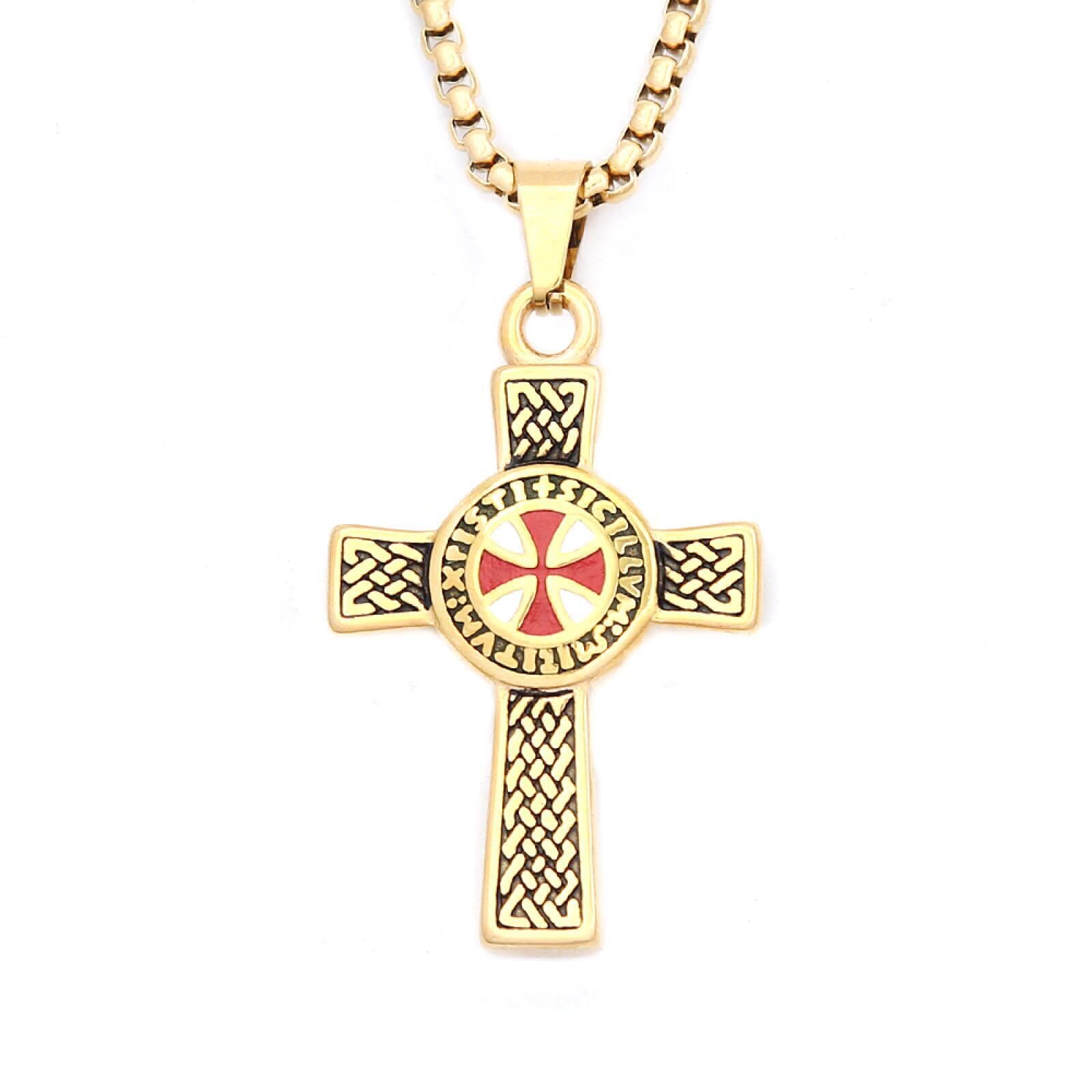 Collier croix de fer classique avec des finitions de haute qualité - 4