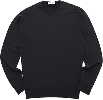ジョンスメドレー　長袖ニット　Vネック　コットン　ブラック　L Amazon | [ジョンスメドレー] SHIPTON STANDARD FIT Vネック