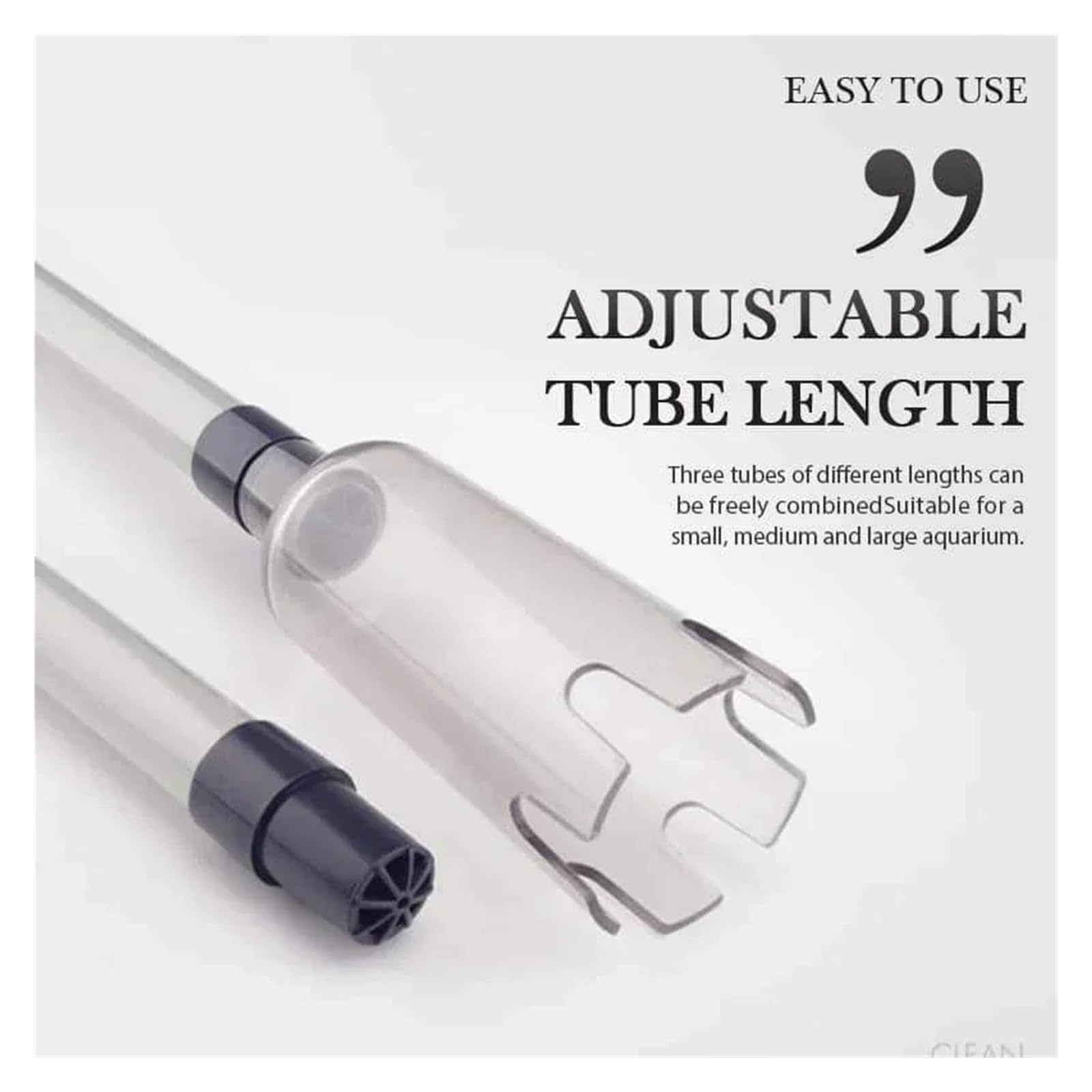 Siphon d'aquarium à Aspiration puissante, Nettoyeur de Sable, Nettoyeur de Sable, changeur d'eau de Gravier sous Vide, Filtre de Siphon 220V(European Standard)