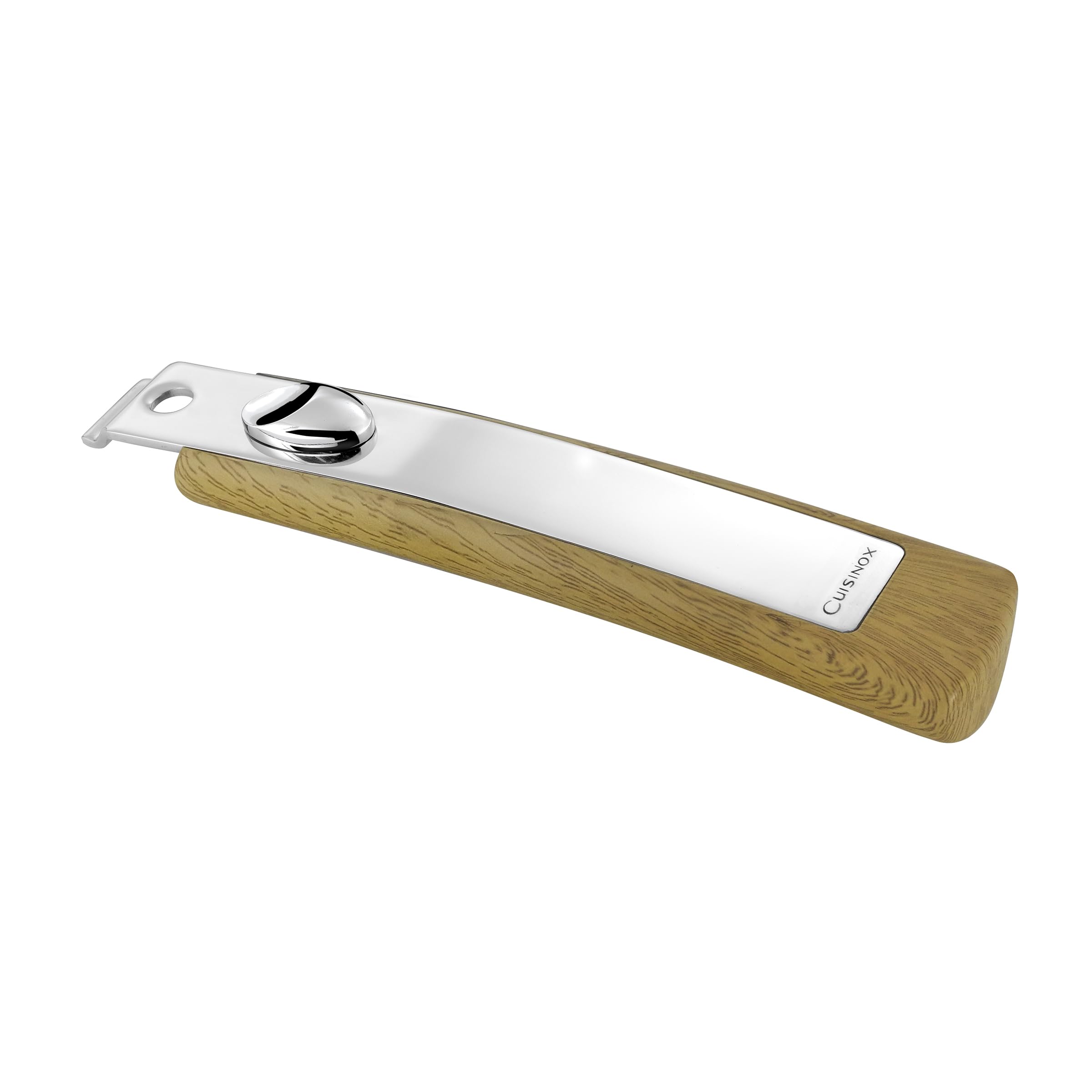 Poignée amovible Eclipse effet bois clair CUISINOX pour cuisiner et servir directement à table