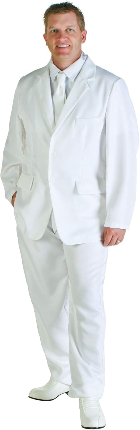 white dress suit plus size