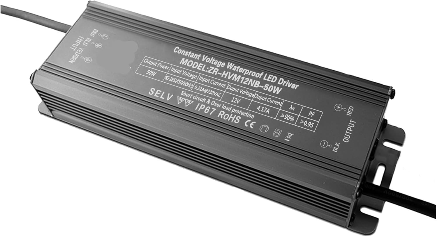 LED Light Strip Power Supply 48V Constant Voltage Waterproof Light Strip Adapter 45W line Light 24V Low Voltage Switching Power Supply(48V)