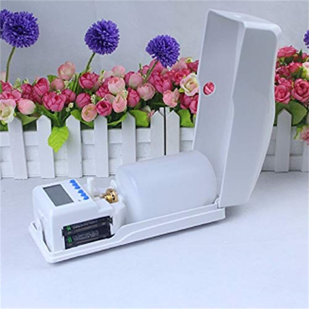 Automatyczny dozownik aerozoli na bazie wody z wyświetlaczem LCD, automatyczny odświeżacz powietrza w toalecie, może uzupełnić swoje ulubione perfumy, do domu z pustymi puszkami, dozownik perfum