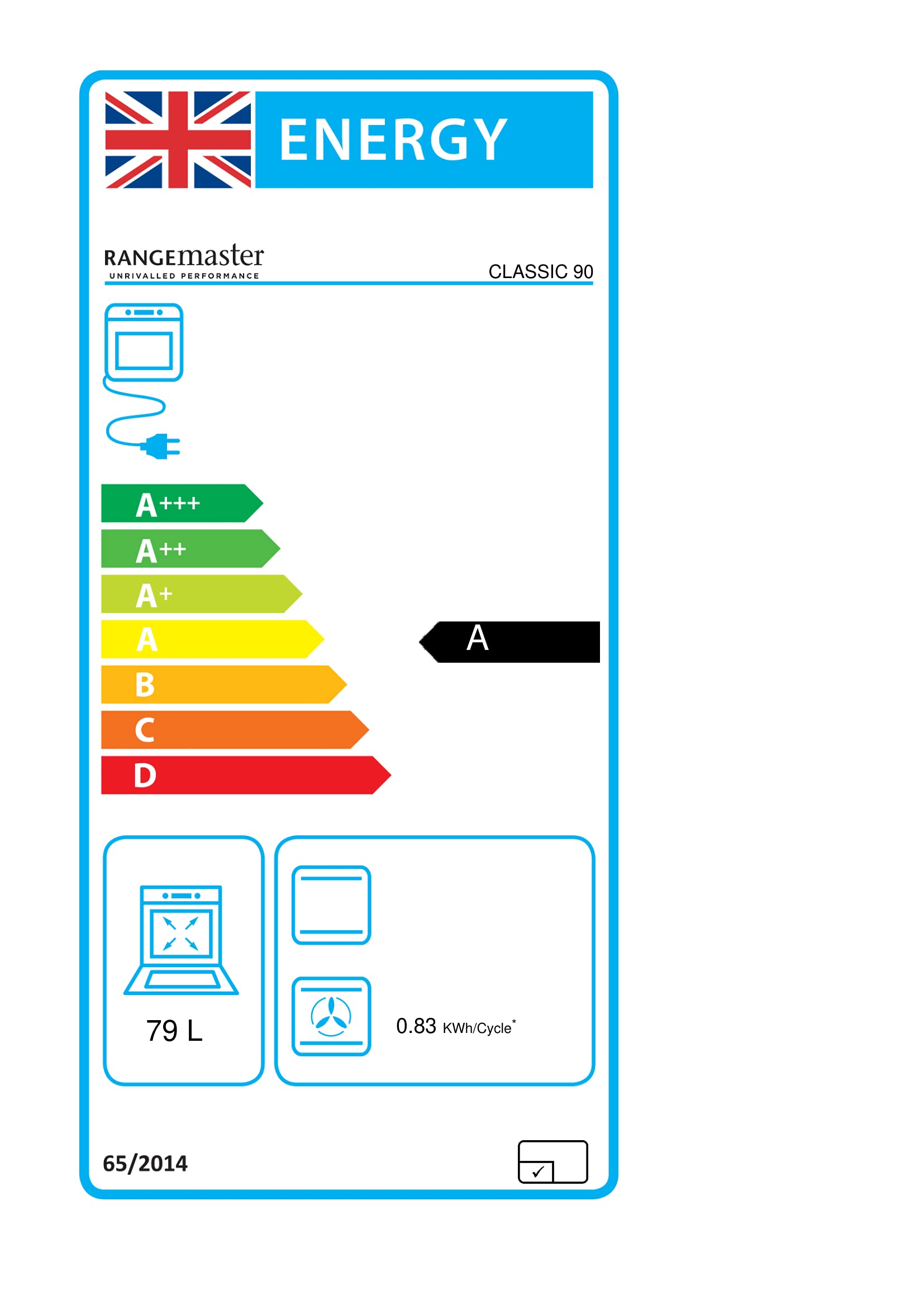 Rangemaster Toledo + TOLP90DFFGB/C 90cm Dual Fuel Range Cooker Black